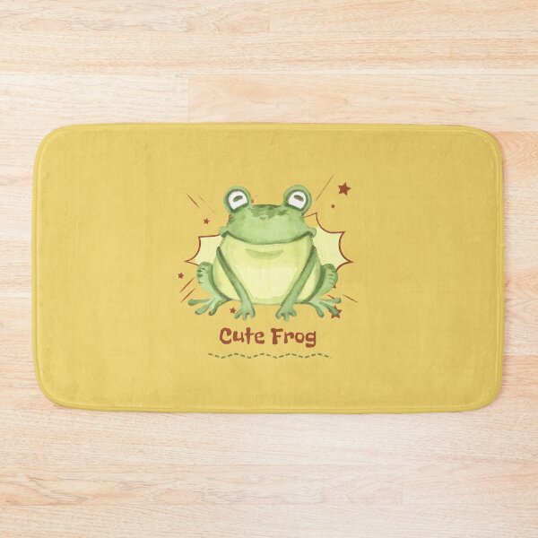 Item preview, Aesthetic Watercolor Cute Green Frog Art designed and sold by LYZ7VANI.