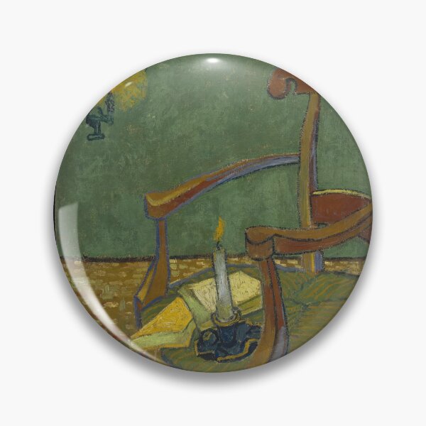 Item preview, Gauguins Chair by Vincent van Gogh: Post Impressionist Fine Art Print designed and sold by artofuniverse.