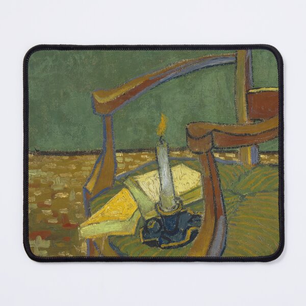 Item preview, Gauguins Chair by Vincent van Gogh: Post Impressionist Fine Art Print designed and sold by artofuniverse.