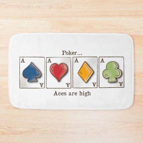 Item preview, Poker, card game, Aces are high designed and sold by DebbieJoyArt.