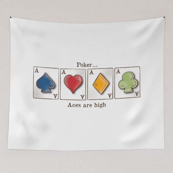 Item preview, Poker, card game, Aces are high designed and sold by DebbieJoyArt.