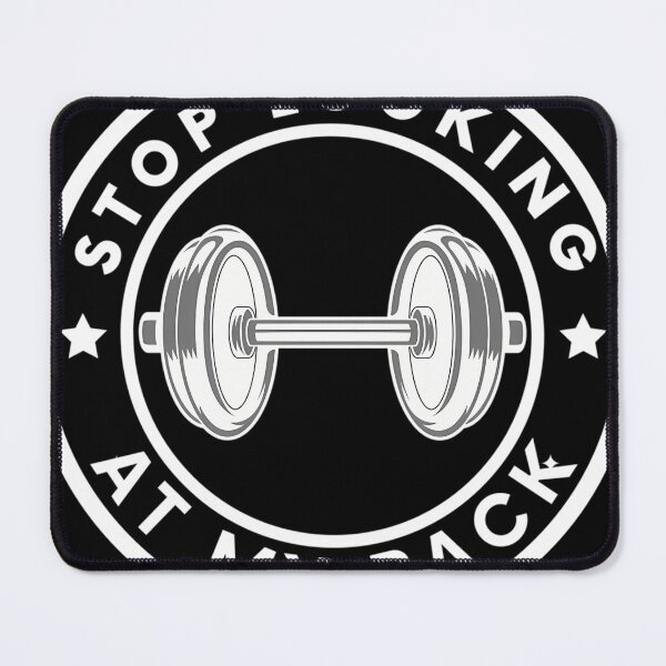 Item preview, Stop Looking At My Rack Funny Workout Gym Pun designed and sold by YaulTape.