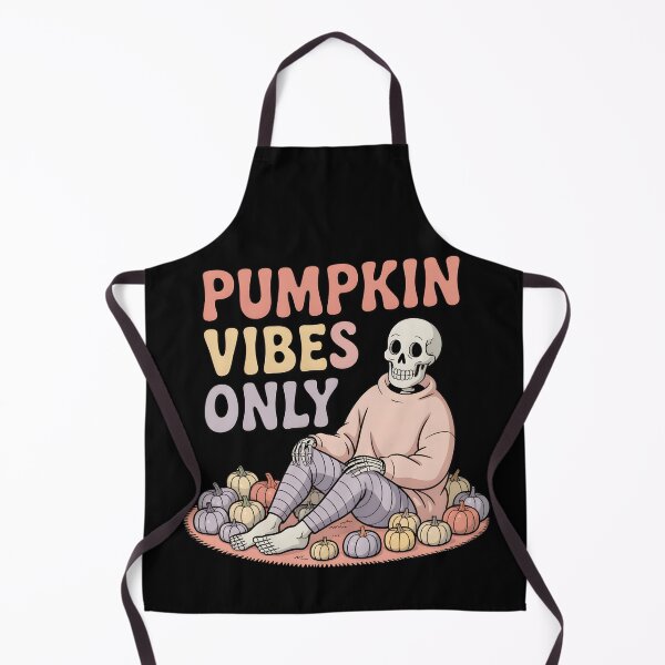 Item preview, Pumpkin Vibes Only Skeleton with Pumpkins – Cute Cozy Halloween Fall Aesthetic Design designed and sold by Raw Tigers.