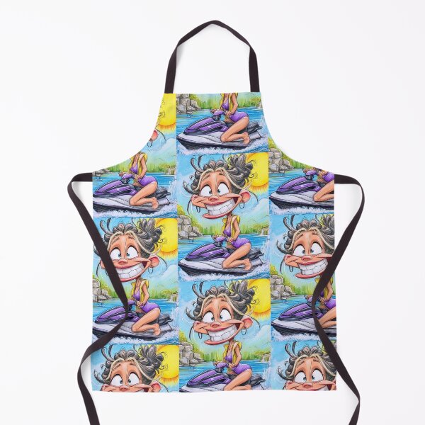 Item preview, Jetski Lady designed and sold by Claire Caricatures.