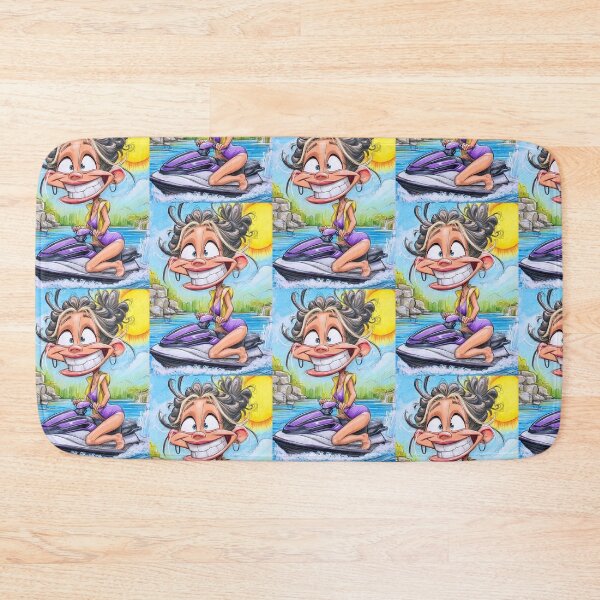 Item preview, Jetski Lady designed and sold by Claire Caricatures.