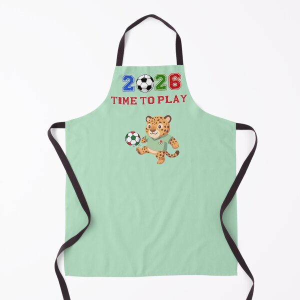 Item preview, Mexico Soccer Jaguar Mascot 2026 Time To Play Football designed and sold by area248.