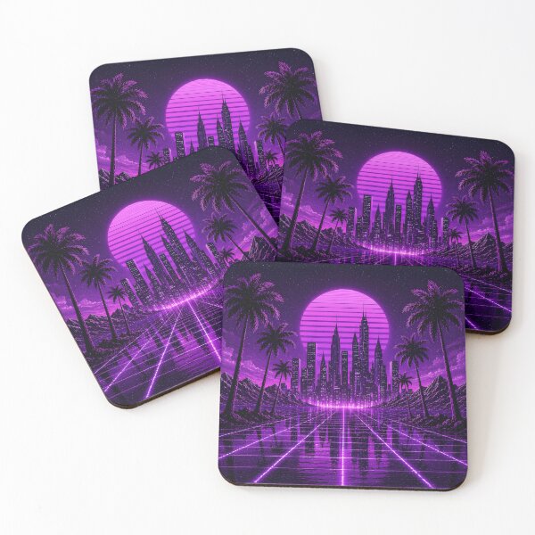 Item preview, Neon Afterlife – Purple Horizon designed and sold by HarlemHustle.