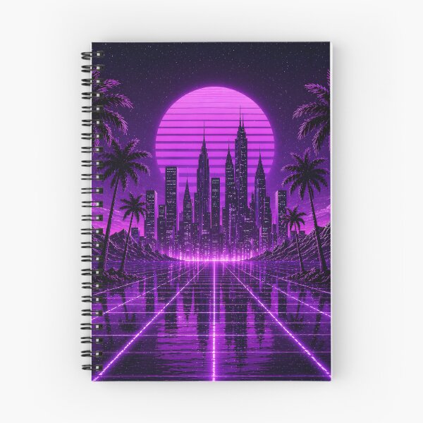 Item preview, Neon Afterlife – Horizonte púrpura designed and sold by HarlemHustle.