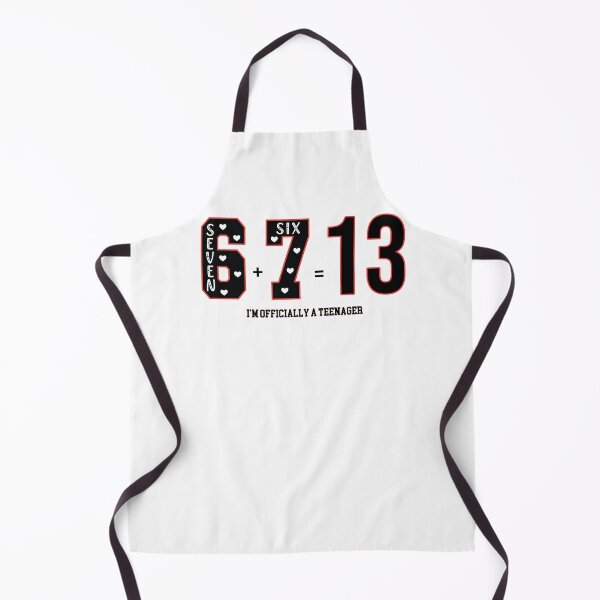 Artikelvorschau, 6 plus 7 gleich 13 – Ich bin offiziell ein Teenager! Lustiges Mathe-Geburtstags-Shirt für Mädchen zum 13. Geburtstag entworfen und verkauft von Raygunes.