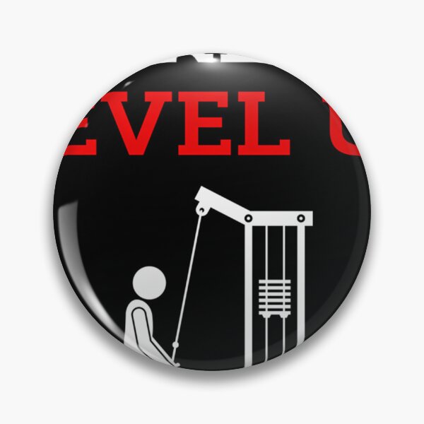 Item preview, Here To Level Up Funny Gymblack Background designed and sold by YaulTape.