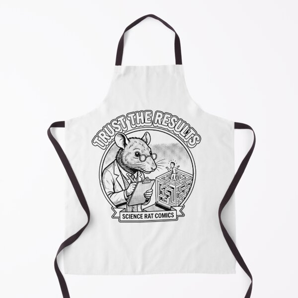 Item preview, Trust The Results Science Rat Comics Lab Coat Glasses Maze Human designed and sold by graphixpolash.