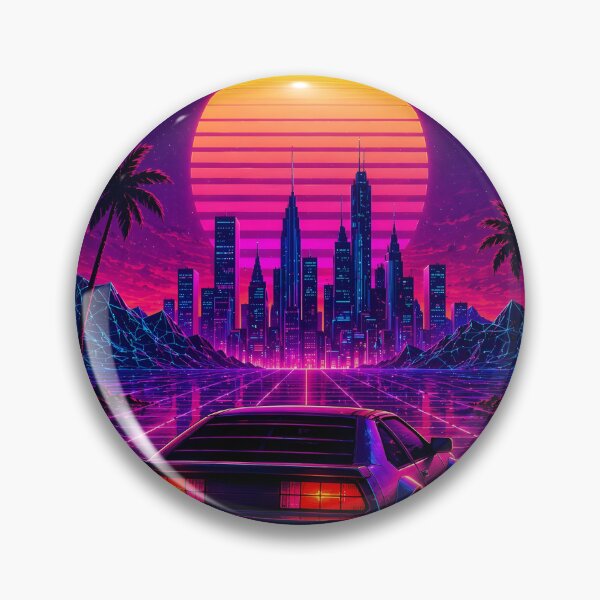 Item preview, Neon Afterlife – Synthwave Sunset Drive designed and sold by HarlemHustle.