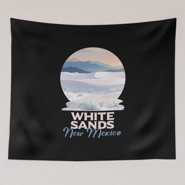 Item preview, White Sands New Mexico Desert Vintage Aesthetic Art designed and sold by LinaValearte.