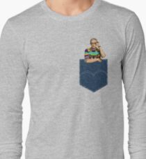 Pocket Jeff Goldblum Long Sleeve T-Shirt