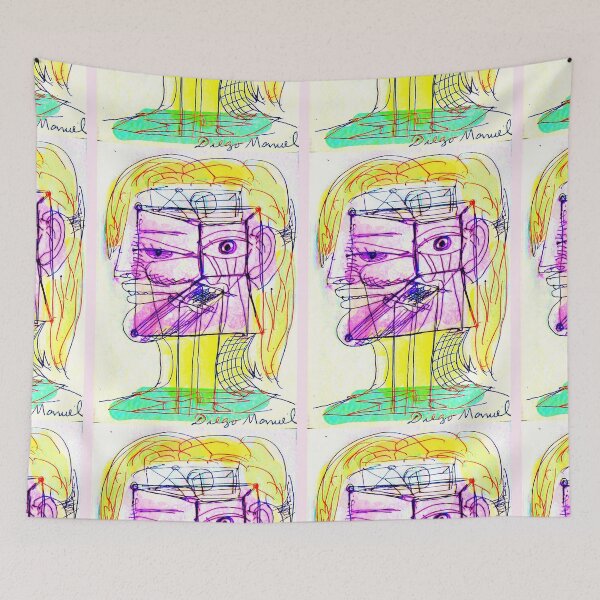 Item preview, woman's head designed and sold by Diego Manuel Rodriguez.