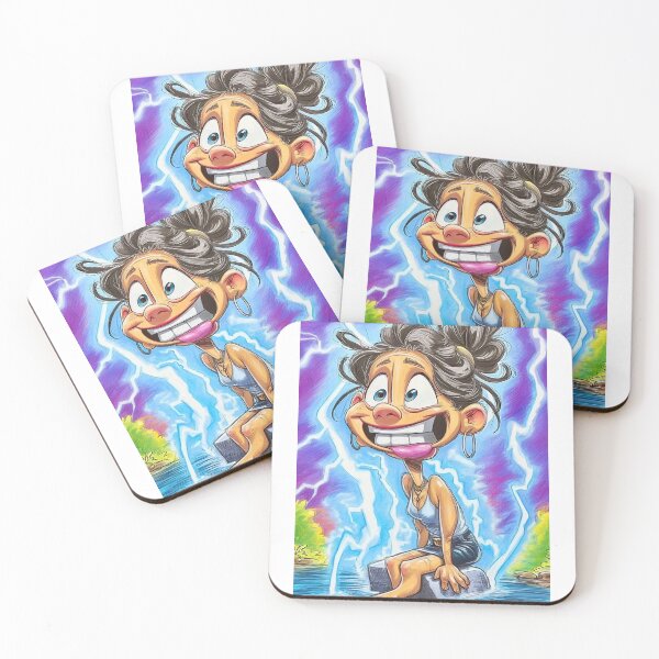 Item preview, Lightning Lady designed and sold by Claire Caricatures.