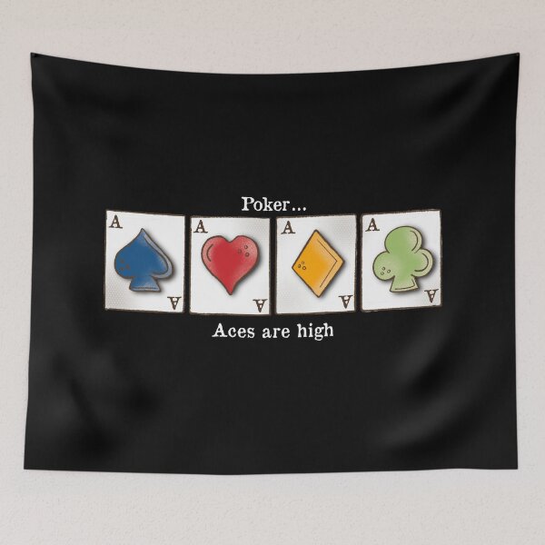 Item preview, Poker, card game, Aces are high designed and sold by DebbieJoyArt.
