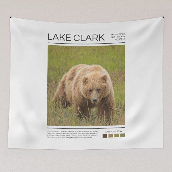 Item preview, Lake Clark National Park and Preserve - Alaska  designed and sold by StudioRedKoala.