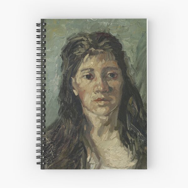 Item preview, Head of a Prostitute by Vincent van Gogh: Intimate Post Impressionist Portrait designed and sold by artofuniverse.