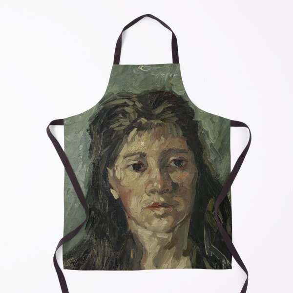 Item preview, Head of a Prostitute by Vincent van Gogh: Intimate Post Impressionist Portrait designed and sold by artofuniverse.