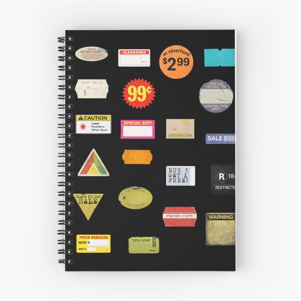 Item preview, Vintage 27 Price Label Sticker Sheet Retro Store Tags Sale Pack designed and sold by SeriouslyArtistical.