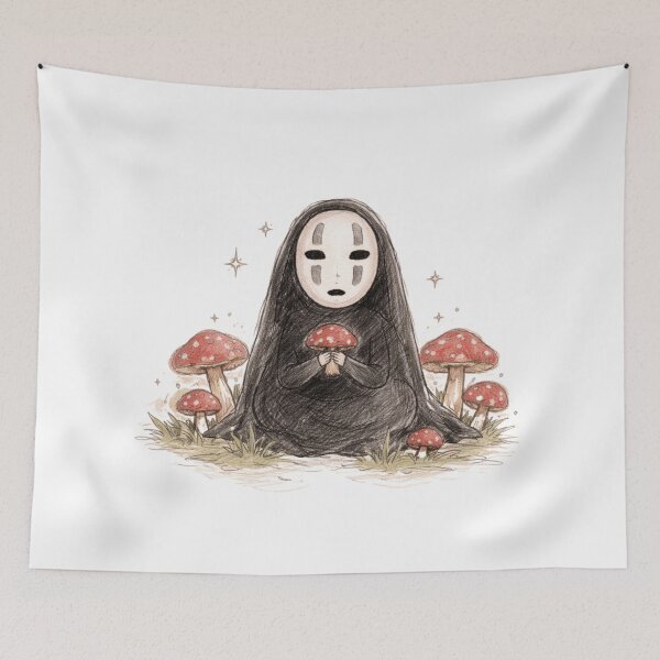 Item preview, NO FACE RED MUSHROOM FOREST AESTHETIC designed and sold by LIS AND MELIVERSO.