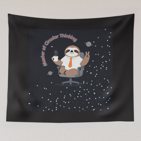 Item preview, The "Circular Thinking" Specialist Sloth designed and sold by Vivid Trace.