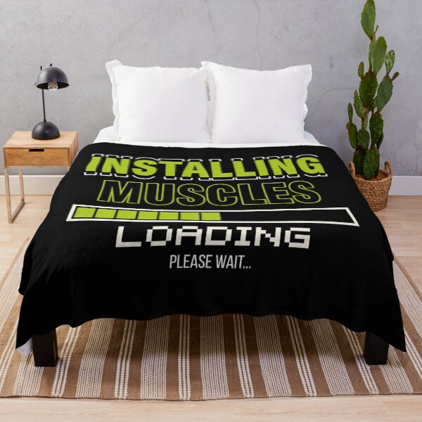 Item preview, Installing Muscles Funny Quote For Men And Women To Start The Gym designed and sold by FlankinMew.
