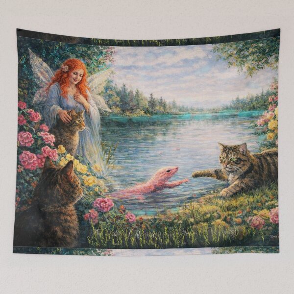Item preview, The Lake of Reunion and Eternal Memory designed and sold by Art7Dimension.