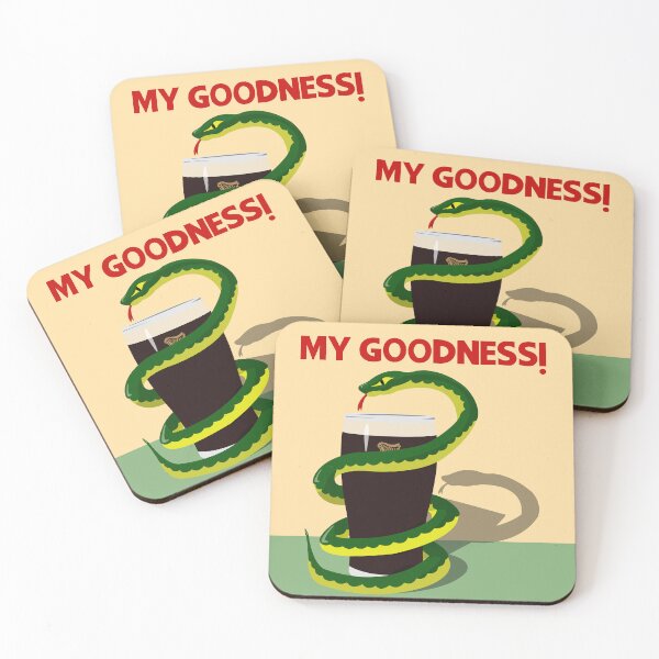 Item preview, My Goodness! - Snake With Pint designed and sold by Kelly's Bits And Bobs.
