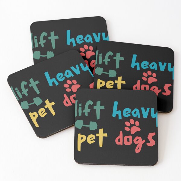 Item preview, Lift Heavy Pet Dogs - Funny Gym Workout designed and sold by FlankinMew.