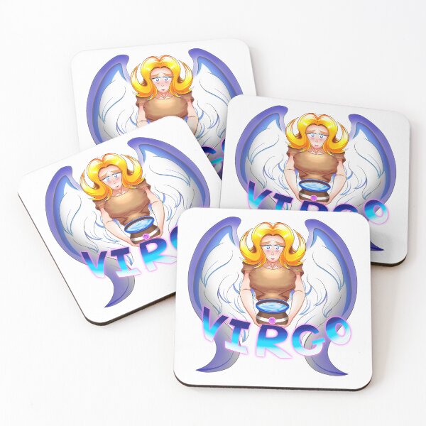 Item preview, Virgo Astrology Anime Angel Girl designed and sold by TacticArtsSt0re.