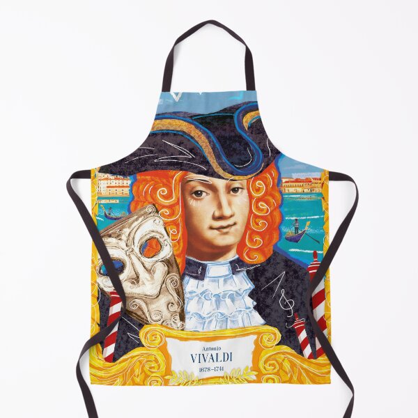 Item preview, Antonio Vivaldi Portrait Art Print, Classical Music Composer designed and sold by Bearlala.