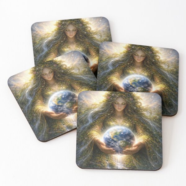 Item preview, Goddess Gaia Holding Planet Earth designed and sold by Maria Dryfhout.