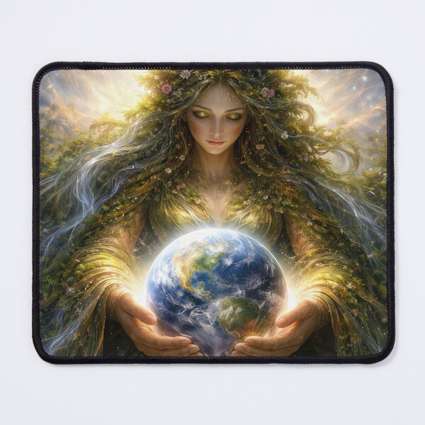 Item preview, Goddess Gaia Holding Planet Earth designed and sold by Maria Dryfhout.
