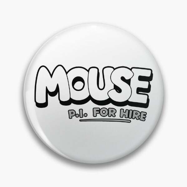 Item preview, MOUSE PI FOR HIRE LOGO (OLD TIMEY RUBBERHOSE CARTOON NOIR INDIE VIDEO GAME) designed and sold by Python Designs .