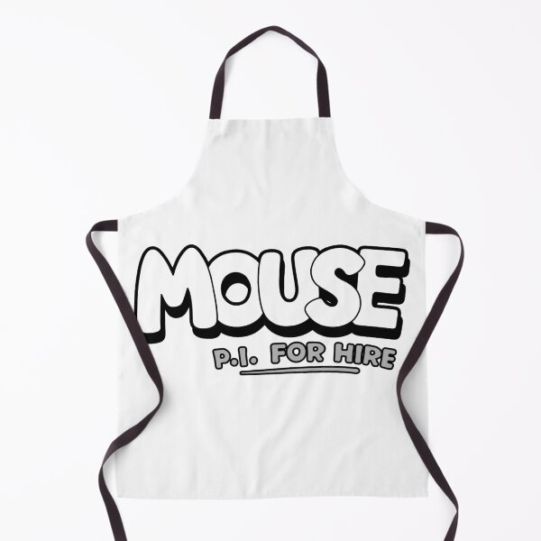 Item preview, MOUSE PI FOR HIRE LOGO (OLD TIMEY RUBBERHOSE CARTOON NOIR INDIE VIDEO GAME) designed and sold by Python Designs .