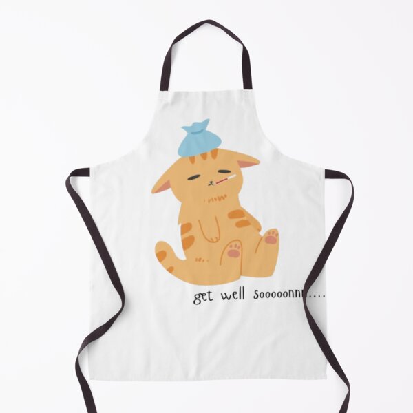 Item preview, Get Well Soon Cat Illustration | Cute Sick Cat Design | Gift for Recovery Wishes designed and sold by SOLIORA  ATELIER.