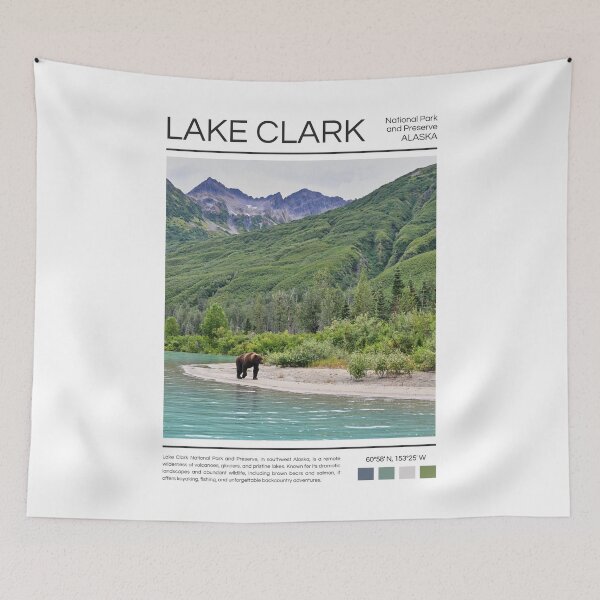 Item preview, Lake Clark National Park and Preserve - Alaska  designed and sold by StudioRedKoala.