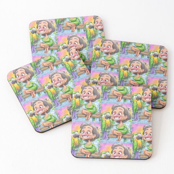 Item preview, Parrot Lady designed and sold by Claire Caricatures.