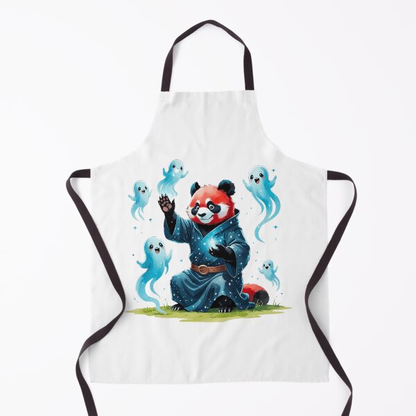 Item preview, Cute Red Panda Necromancer Summoning Ghosts Watercolor designed and sold by AQUILAKREO.