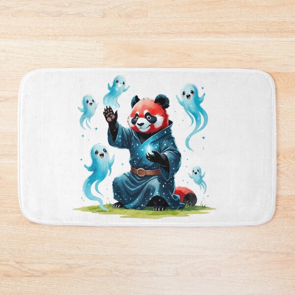 Item preview, Cute Red Panda Necromancer Summoning Ghosts Watercolor designed and sold by AQUILAKREO.