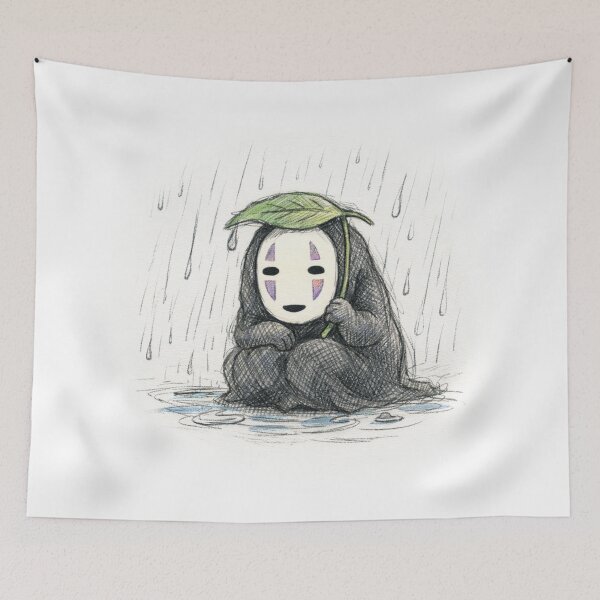 Item preview, NO FACE SOFT RAIN FOREST designed and sold by LIS AND MELIVERSO.