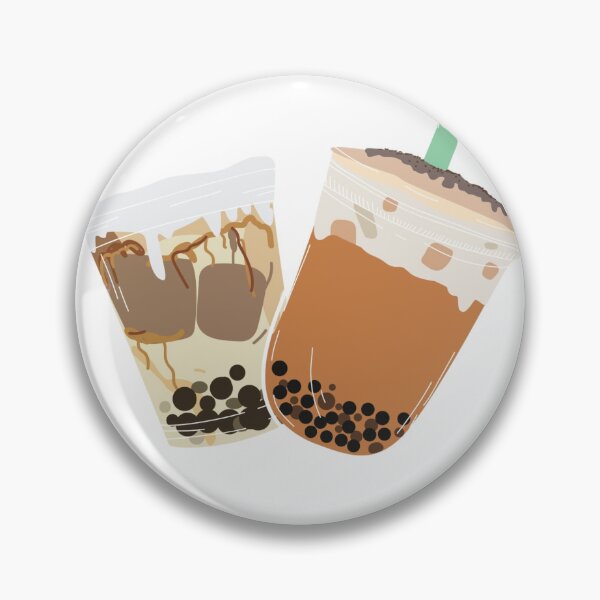 Item preview, Cute Boba Tea Duo Illustration designed and sold by LunaVales.
