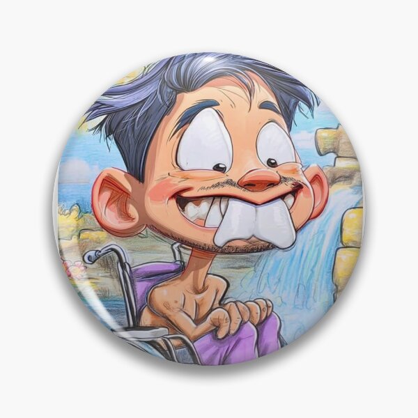 Item preview, Wheelchair Guy designed and sold by Claire Caricatures.
