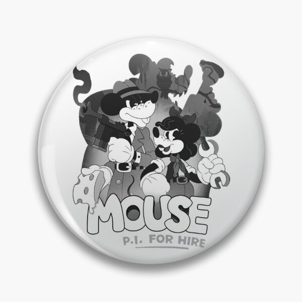 Item preview, MOUSE PI FOR HIRE POSTER 2 (OLD TIMEY RUBBERHOSE CARTOON NOIR INDIE VIDEO GAME) designed and sold by Python Designs .