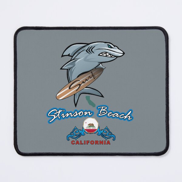 Item preview, Stinson Beach California surfing shark designed and sold by studioss76.