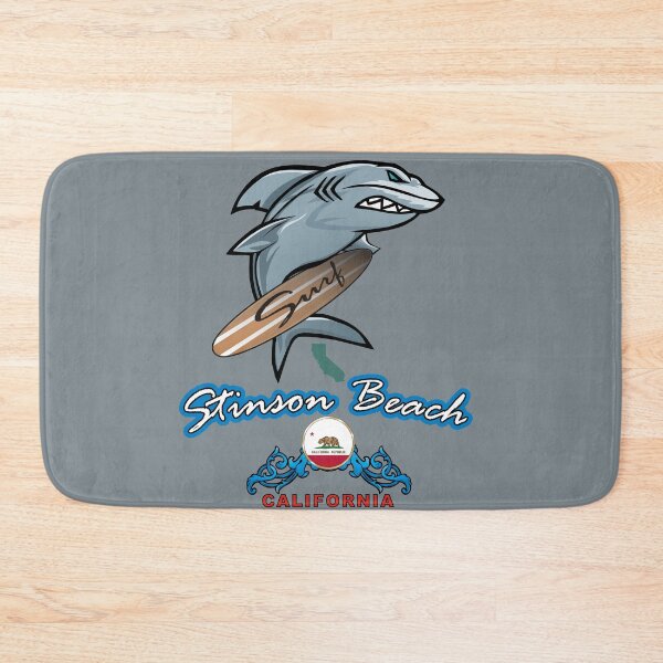 Item preview, Stinson Beach California surfing shark designed and sold by studioss76.