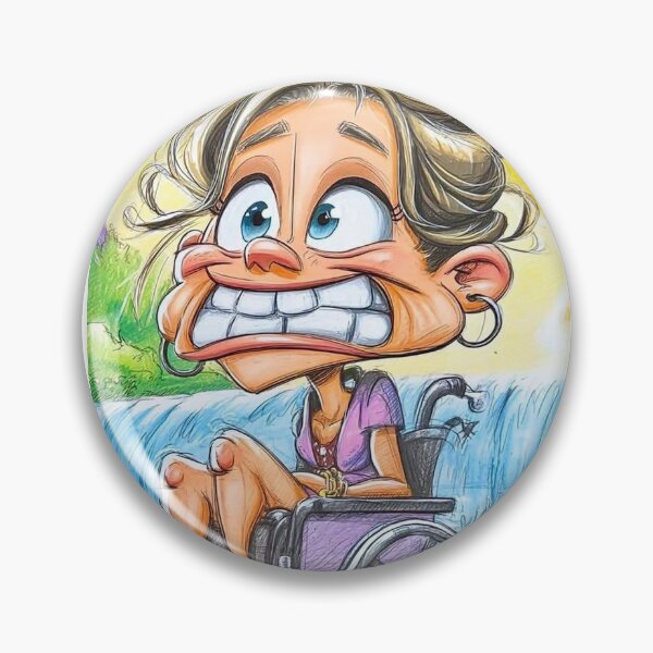 Item preview, Wheelchair Lady designed and sold by Claire Caricatures.