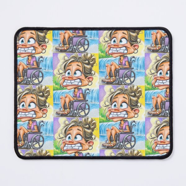 Item preview, Wheelchair Lady designed and sold by Claire Caricatures.